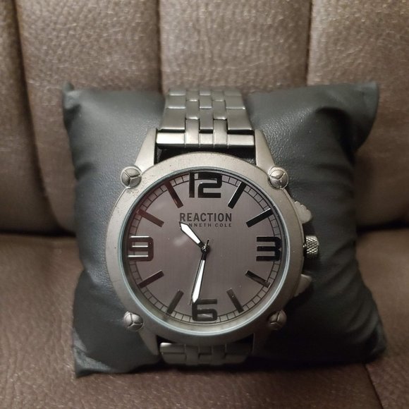 Reaction Kenneth Cole Other - Kenneth Cole Reaction Men's Black Steel Link Watch